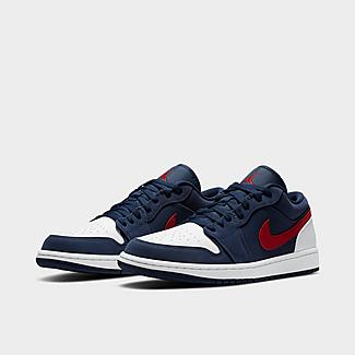 ジョーダン １ロー メンズ Jordan AJ 1 Low スニーカー Blue/Gym Red/White_1