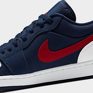 ジョーダン １ロー メンズ Jordan AJ 1 Low スニーカー Blue/Gym Red/White_2