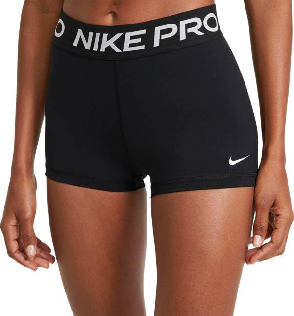 ナイキ レディース ショーツ Nike Women's Pro 3” Shorts フィットネス トレーニングウェア BLACK