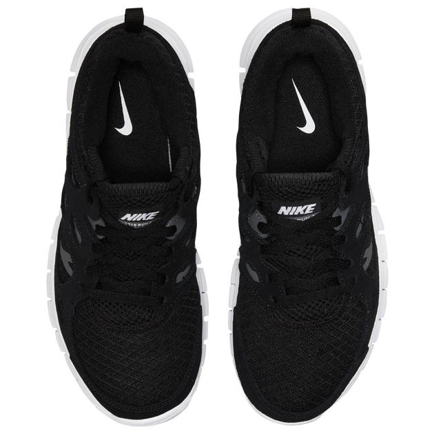 ナイキ キッズ ランニングシューズ Nike Free Run 2 GS - Black/White