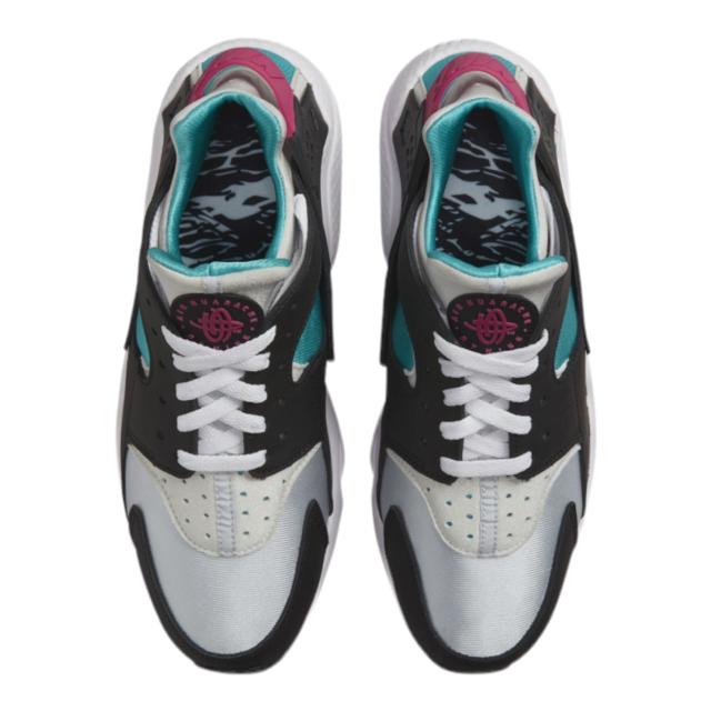 ナイキ メンズ ランニングシューズ エアハラチ Nike Air Huarache - Black/Lethal Pink 黒 ブラック_3