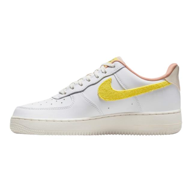 ナイキ レディース スニーカー Nike Air Force 1 '07 - White/Yellow/Grey_1