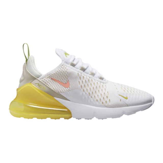 ナイキ レディース スニーカー エアマックス270 Nike Air Max 270 - White/Crimson/Yellow 白 ホワイト ウィメンズ