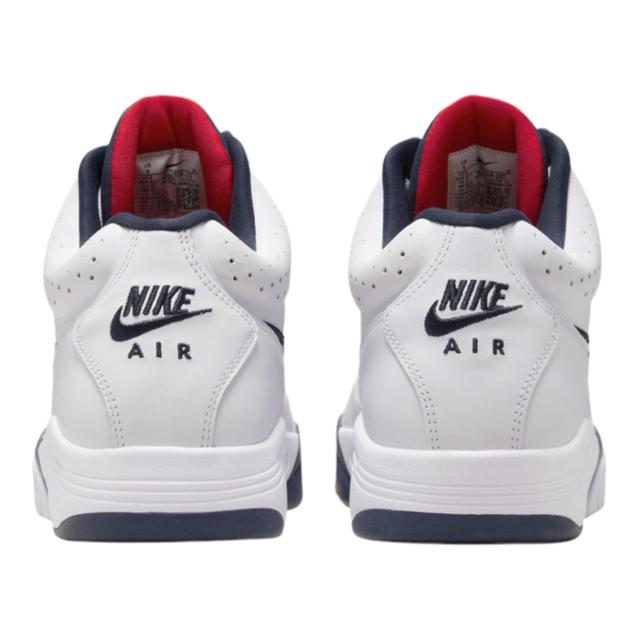 ナイキ メンズ スニーカー Nike Air Flight Lite Mid - White/Midnight Navy/University Red_2