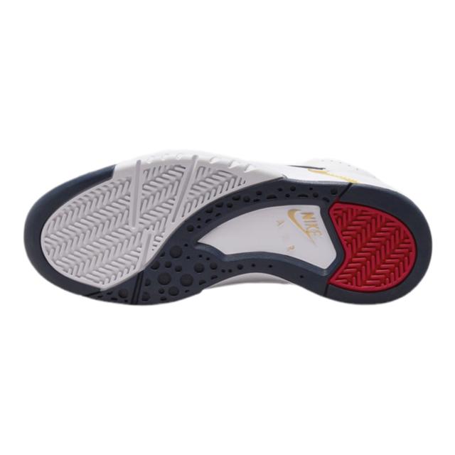 ナイキ メンズ スニーカー Nike Air Flight Lite Mid - White/Midnight Navy/University Red_4