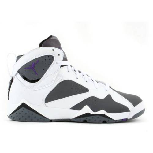 ジョーダン キッズ バッシュ Jordan Retro 7 GS - White/Purple/Grey