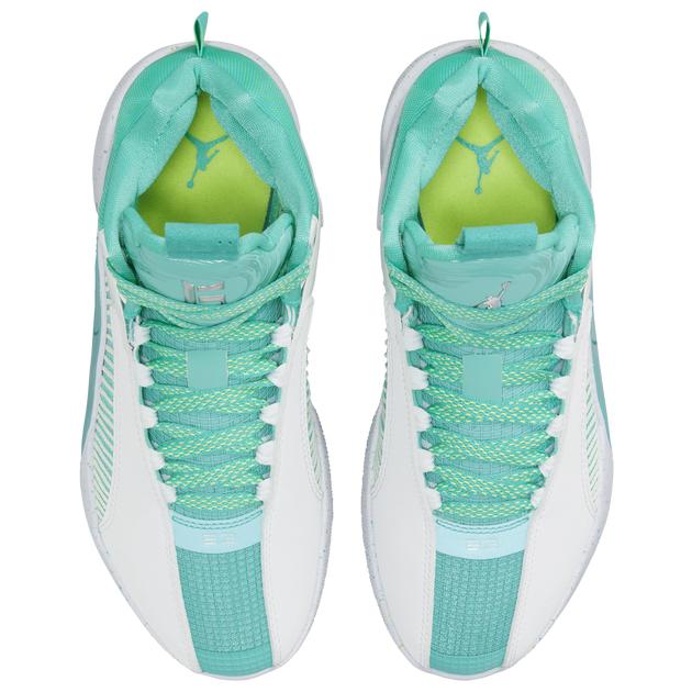 ジョーダン キッズ バッシュ Jordan AJ XXXV GS - White/Silver/Jade ジョーダン キッズ バッシュ Jordan AJ XXXV GS - White/Silver/Jade