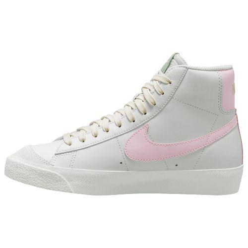ナイキ キッズ スニーカー Nike Blazer Mid '77 GS - White/Pink/White_1