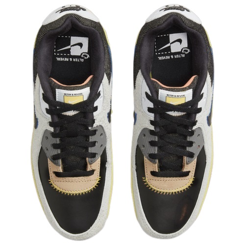 ナイキ キッズ スニーカー Nike Air Max 90 GS - Grey/Black/Orange_3