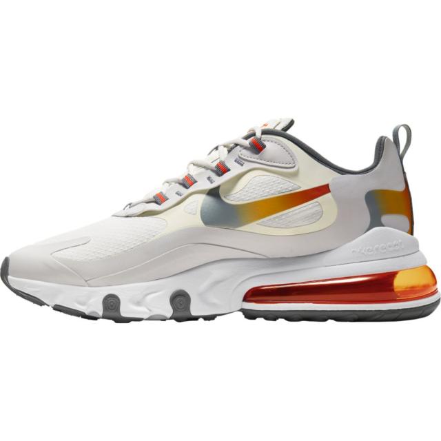ナイキ メンズ エアマックス２７０ Nike Air Max 270 React スニーカー Summit White/Metallic Gold/Vast Grey_1