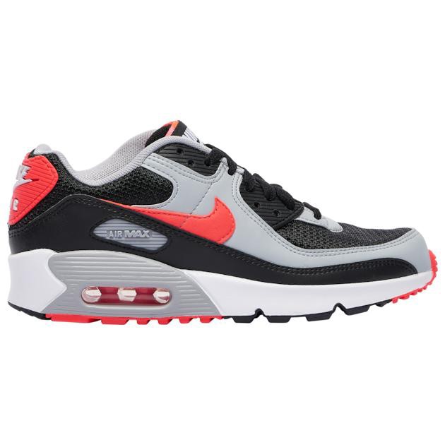 ナイキ キッズ/レディース エアマックス９０ Nike Air Max 90 スニーカー Black/Radiant Red/White