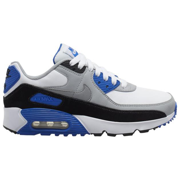 ナイキ キッズ/レディース エアマックス９０ Nike Air Max 90 GS - White/Particle Grey/Light Smoke Grey