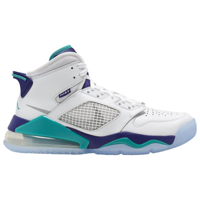 ジョーダン メンズ マーズ２７０ Jordan Mars 270 スニーカー White/Reflective Silver/New Emerald/Grape Ice