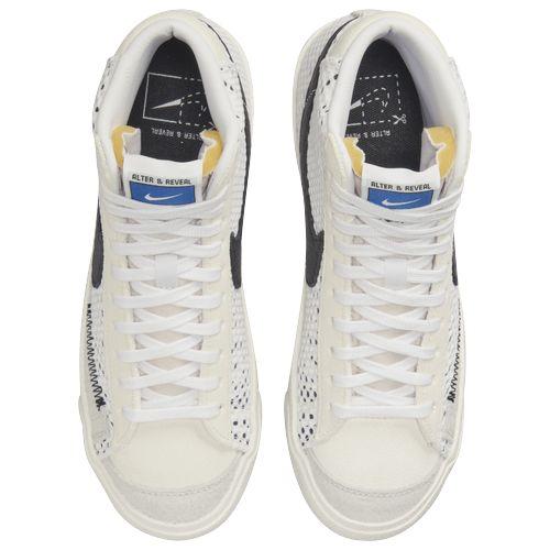 ナイキ キッズ スニーカー Nike Blazer Mid '77 GS - White/Black/Sail ナイキ キッズ スニーカー Nike Blazer Mid '77 GS - White/Black/Sail