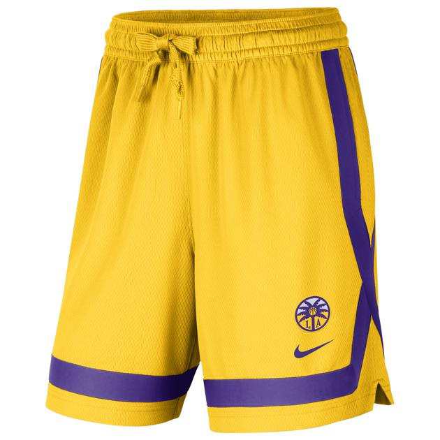 ナイキ レディース バスパン ハーフパンツ Nike WNBA Dri-FIT Retail Practice Shorts - Amarillo/Field Purple