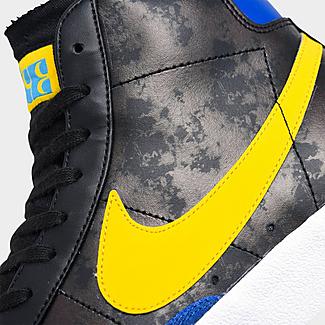 ナイキ メンズ チャレンジャー Nike Blazer Mid '77 Peace, Love, Basketball Shoes スニーカー Black/Speed Yellow/Game Royal/White_2