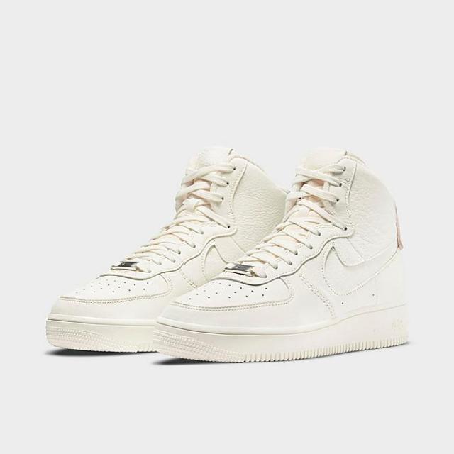 ナイキ レディース スニーカー Women's Nike Air Force 1 Sculpt Casual Shoes - Summit White/Coconut Milk/Summit White/Silver_1