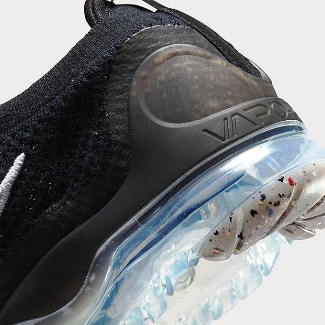 ナイキ レディース スニーカー Women's Nike Air Vapormax 2021 Flyknit Running Shoes - Black/White/Metallic Silver
