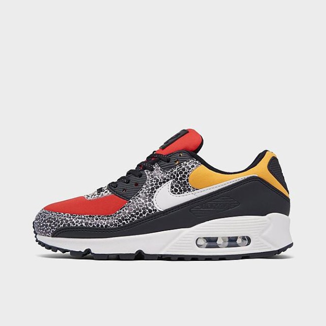 ナイキ レディース スニーカー Women's Nike Air Max 90 SE Casual Shoes - Black/Phantom/Chile Red/Pollen