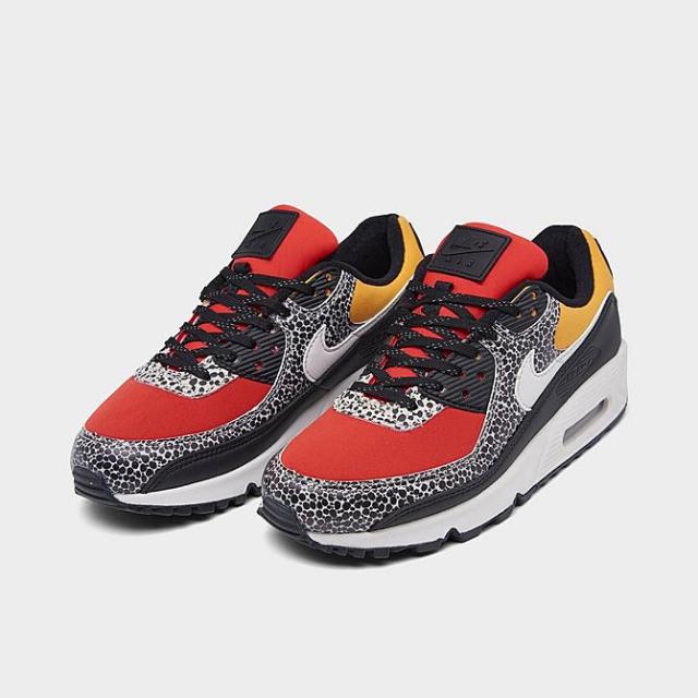 ナイキ レディース スニーカー Women's Nike Air Max 90 SE Casual Shoes - Black/Phantom/Chile Red/Pollen_1