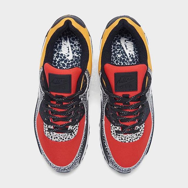 ナイキ レディース スニーカー Women's Nike Air Max 90 SE Casual Shoes - Black/Phantom/Chile Red/Pollen_4