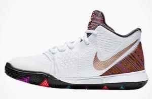 ナイキ キッズ/レディース Nike Kyrie 5 V GS "BHM" バッシュ White/Metallic Red Bronze カイリー5 ミニバス_1