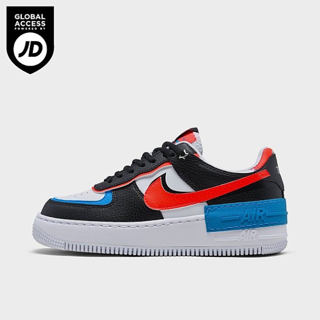 ナイキ レディース Nike Air Force 1 Shadow Shooting Star スニーカー Black/Bright Crimson/Laser Blue/Whiteの通販は