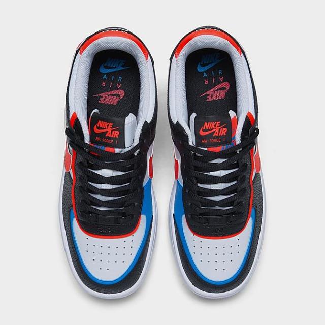 ナイキ レディース Nike Air Force 1 Shadow Shooting Star スニーカー Black/Bright Crimson/Laser Blue/White_4
