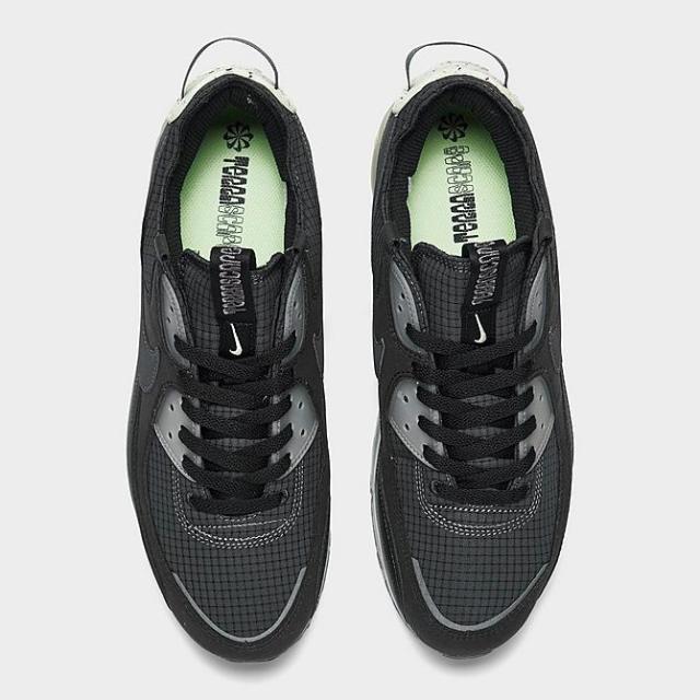 ナイキ メンズ スニーカー Nike Air Max Terrascape 90 - Black/Dark Grey/Lime Ice/Anthracite/Dark Smoke Grey_4
