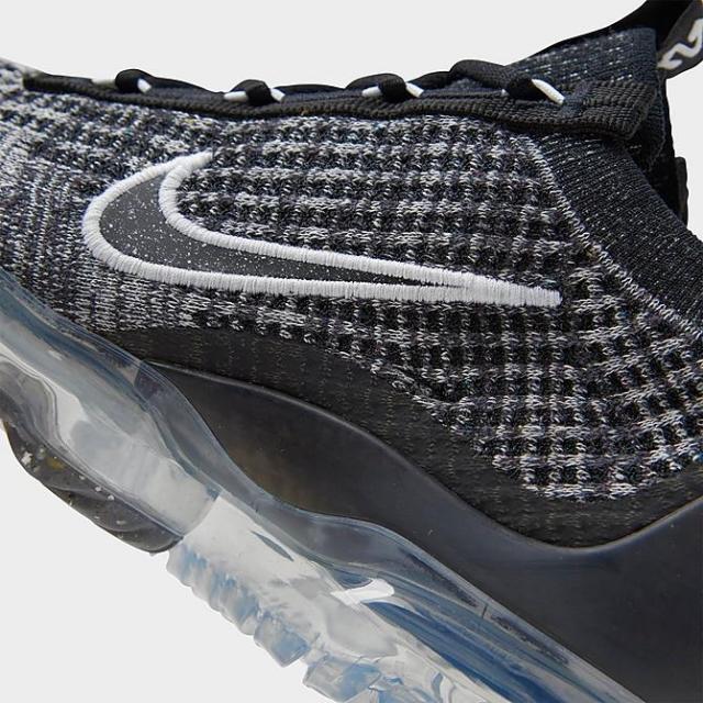 ナイキ レディース スニーカー Women's Nike Air Vapormax 2021 Flyknit Running Shoes - Black/White/Metallic Silver_2