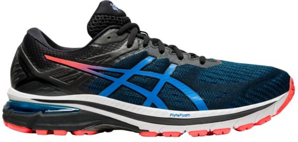 アシックス メンズ ランニングシューズ ASICS Men's GT-2000 9 Running Shoes - Black/Blueの通販は