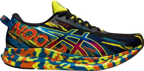 アシックス メンズ ランニングシューズ ASICS Men's GEL-NOOSA TRI 13 Running Shoes - Black/Yuzu Orange
