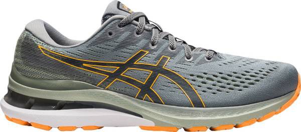 アシックス メンズ ランニングシューズ Asics Men's Gel-Kayano 28 Running Shoes - GREY/ORANGE