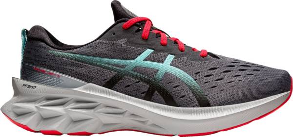 アシックス メンズ ランニングシューズ Asics Men's Novablast 2 Running Shoes - Grey/Blue/Red