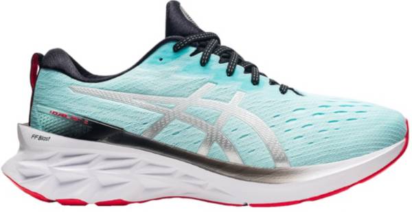 アシックス メンズ ランニングシューズ Asics Men's Novablast 2 Running Shoes - Blue/Whiteの通販は