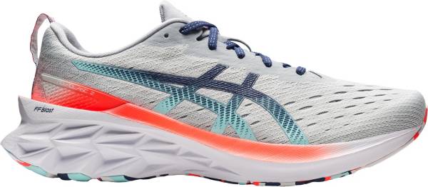 アシックス メンズ ランニングシューズ Asics Men's Novablast 2 Running Shoes - Grey/Blue