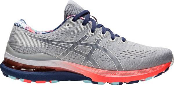 アシックス メンズ ランニングシューズ Asics Men's Gel-Kayano 28 Running Shoes - GREY/BLUE