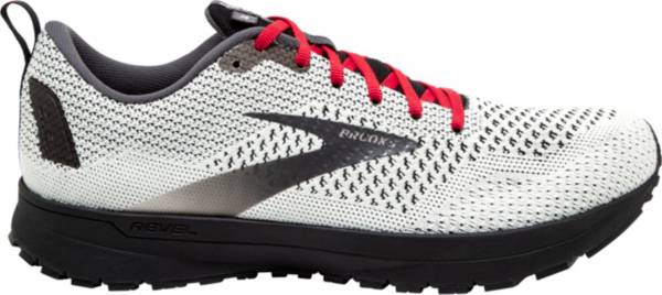 ブルックス メンズ ランニングシューズ Brooks Men's Revel 4 Running Shoes - White/Black/Redの通販は 23,980円