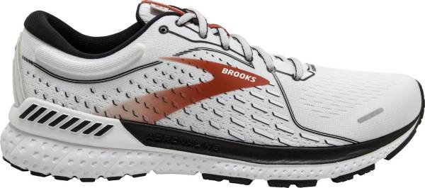 ブルックス メンズ ランニングシューズ Brooks Men's Adrenaline GTS 21 Running Shoes - White/Orangeの通販は