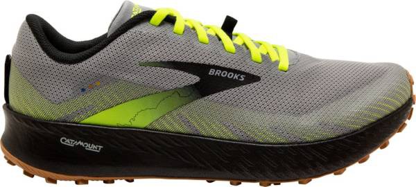 ブルックス メンズ ランニングシューズ Brooks Men's Catamount Trail Running Shoes - Black/Nightlife