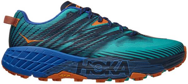 ホカオネオネ メンズ ランニングシューズ HOKA ONE ONE Men's Speedgoat 4 Trail Running Shoes - Blue