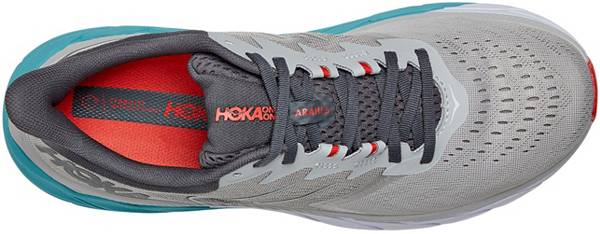 ホカオネオネ メンズ ランニングシューズ HOKA ONE ONE Men's Arahi 5 Running Shoes - Teal/Grey_3
