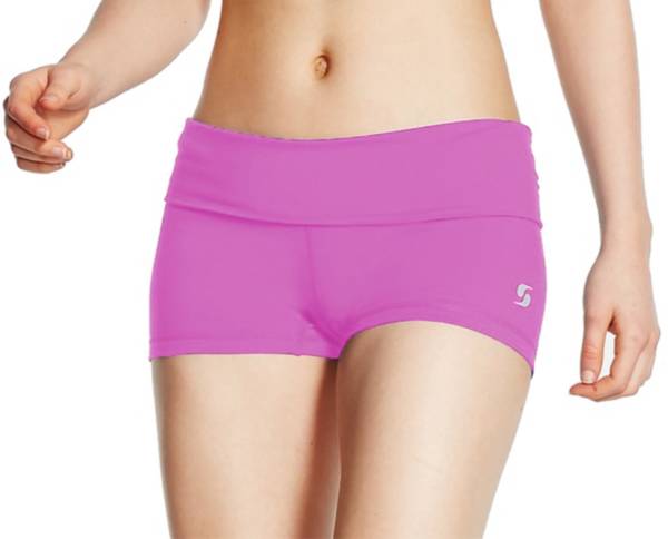 ソフィー レディース ショートパンツ Soffe Juniors Rolldown Active Shorts - Neon Pinkの通販は