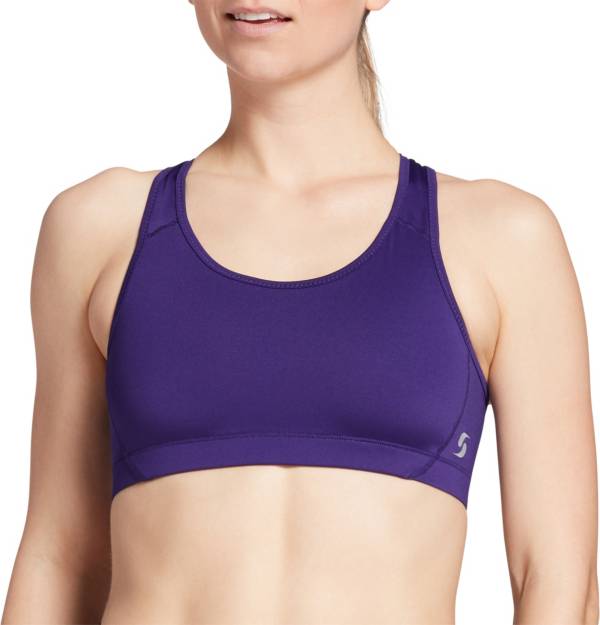 ソフィー レディース スポーツブラ Soffe Juniors' Mid Impact Sports Bra - Purple