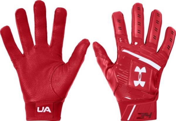 アンダーアーマー キッズ バッティンググローブ Under Armour Youth Harper Hustle Batting Gloves - Red