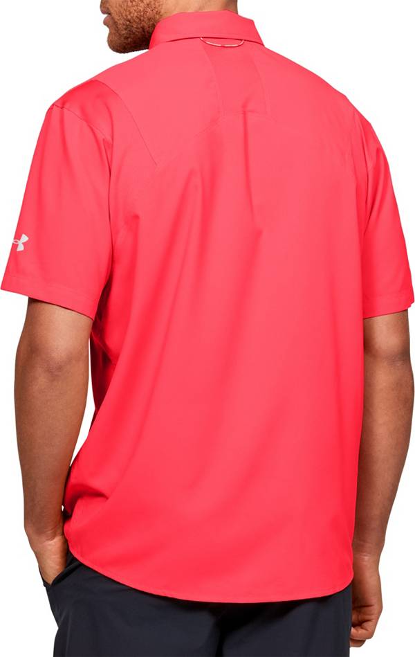 アンダーアーマー メンズ Tシャツ Under Armour Men's Tide Chaser 2.0 Fishing Short Sleeve Shirt - RUSH RED_2