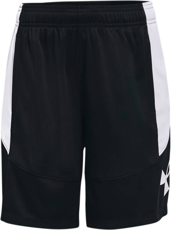 アンダーアーマー キッズ ショートパンツ Under Armour Girls' Performance Basketball Shorts - Black
