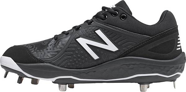 ニューバランス メンズ 野球 シューズ スパイク New Balance 3000v5 Metal Baseball Cleats - Black_2