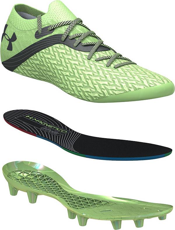 アンダーアーマー メンズ サッカー スパイク Under Armour Men's Clone Magnetico Pro FG Soccer Cleats - Green/Black