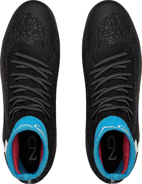 アンダーアーマー メンズ サッカー スパイク Under Armour Men's C1N MC Football Cleats - Black/Blue_2